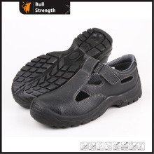 Genuine Leather Summer Safety Sandal with Steel Toe (SN5196)